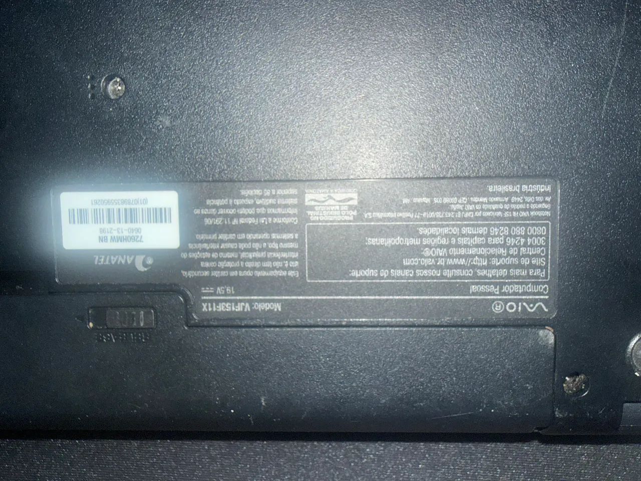 Notebook Vaio com defeito  - Foto 3