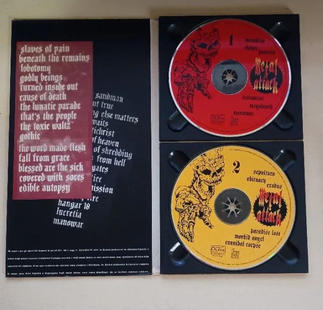 CD duplo raro "Metal Attack - Recorded Live in U.S.A" - Foto 2