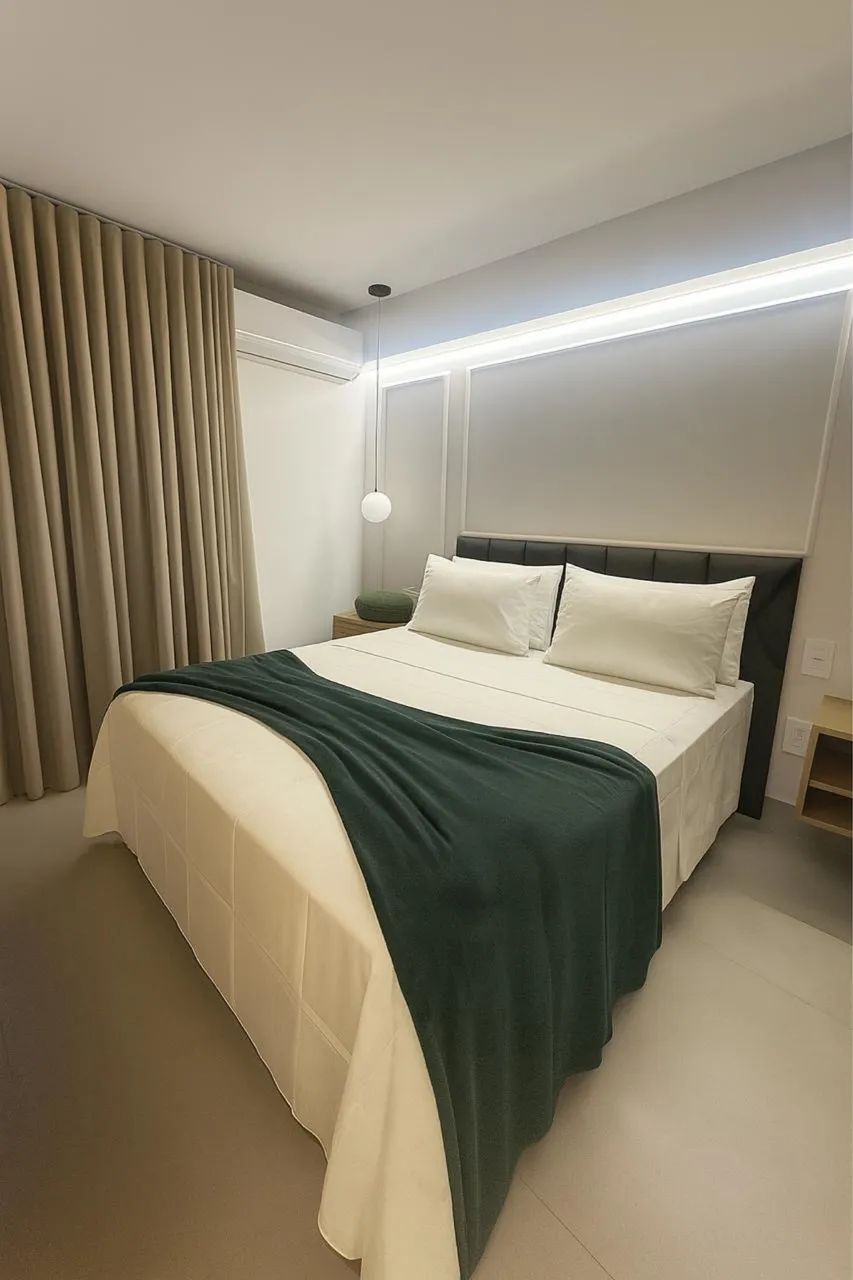 HUB COMPACT LIFE - 50 m² - MOBILIADO E DECORADO - 1 QUARTO + VARANDA - Foto 3