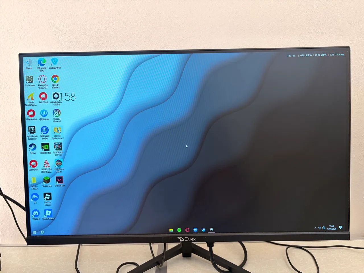 MONITOR DUEX 165HZ FULL HD