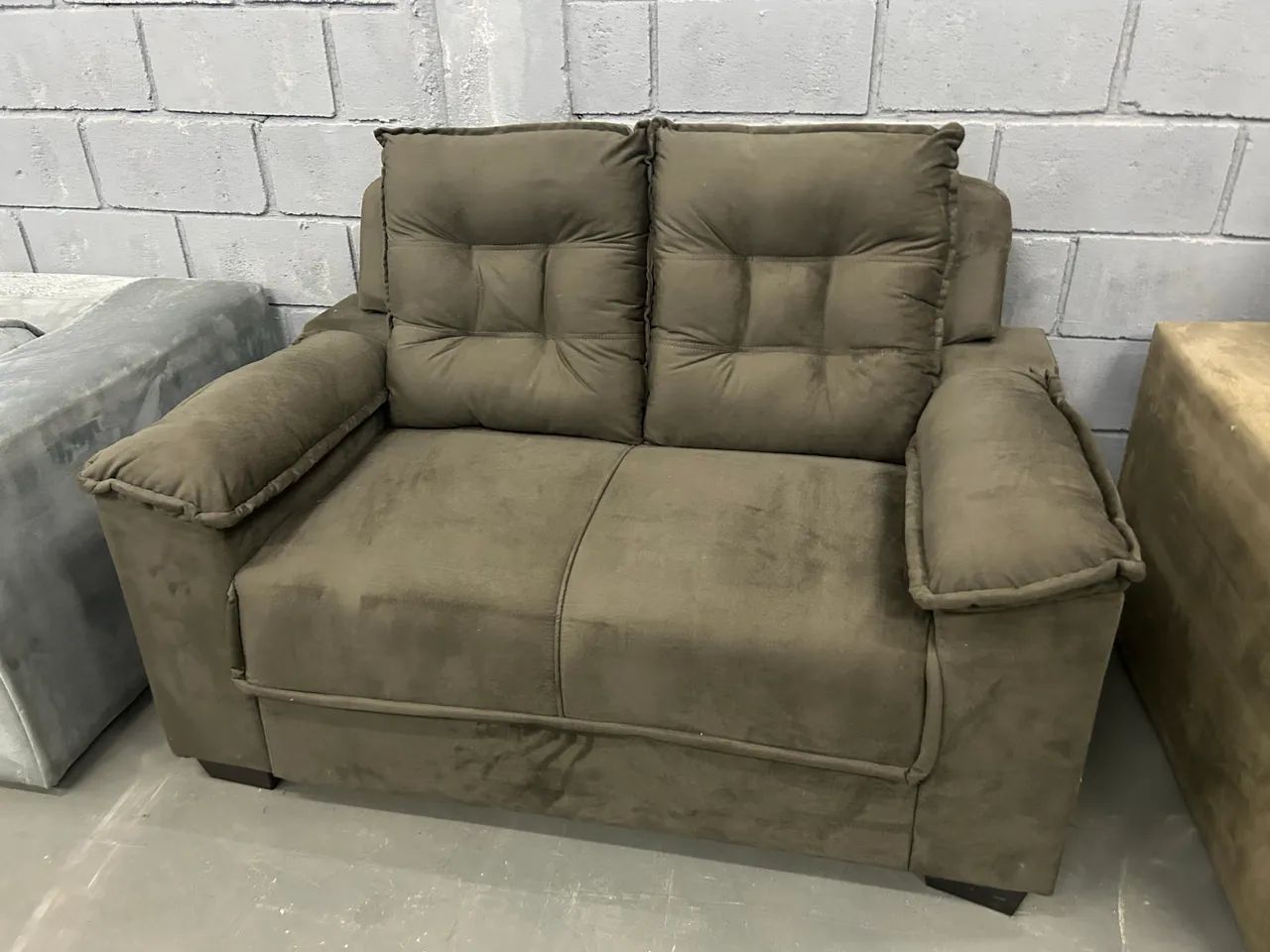 Sofá Fixo 2 Lugares NOVO ( Direto da Fábrica )  - Foto 2