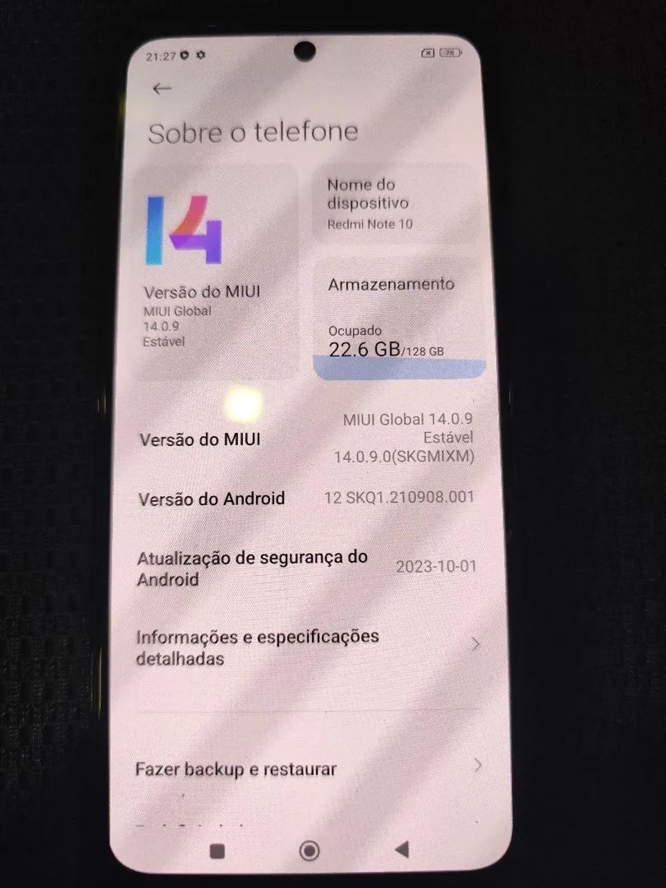 Celular Xiaomi Note 10