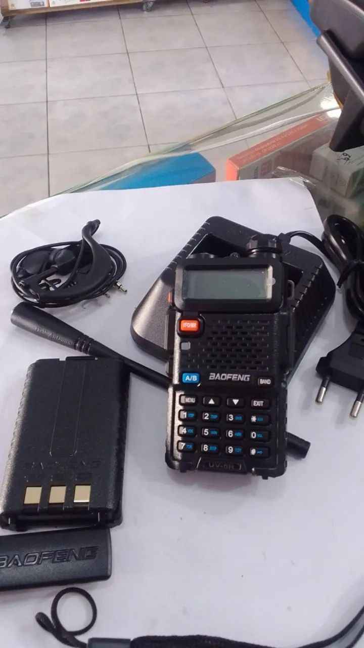 Rádio Comunicador Baofeng UV-5R Dual Band Profissional Completo - Foto 2