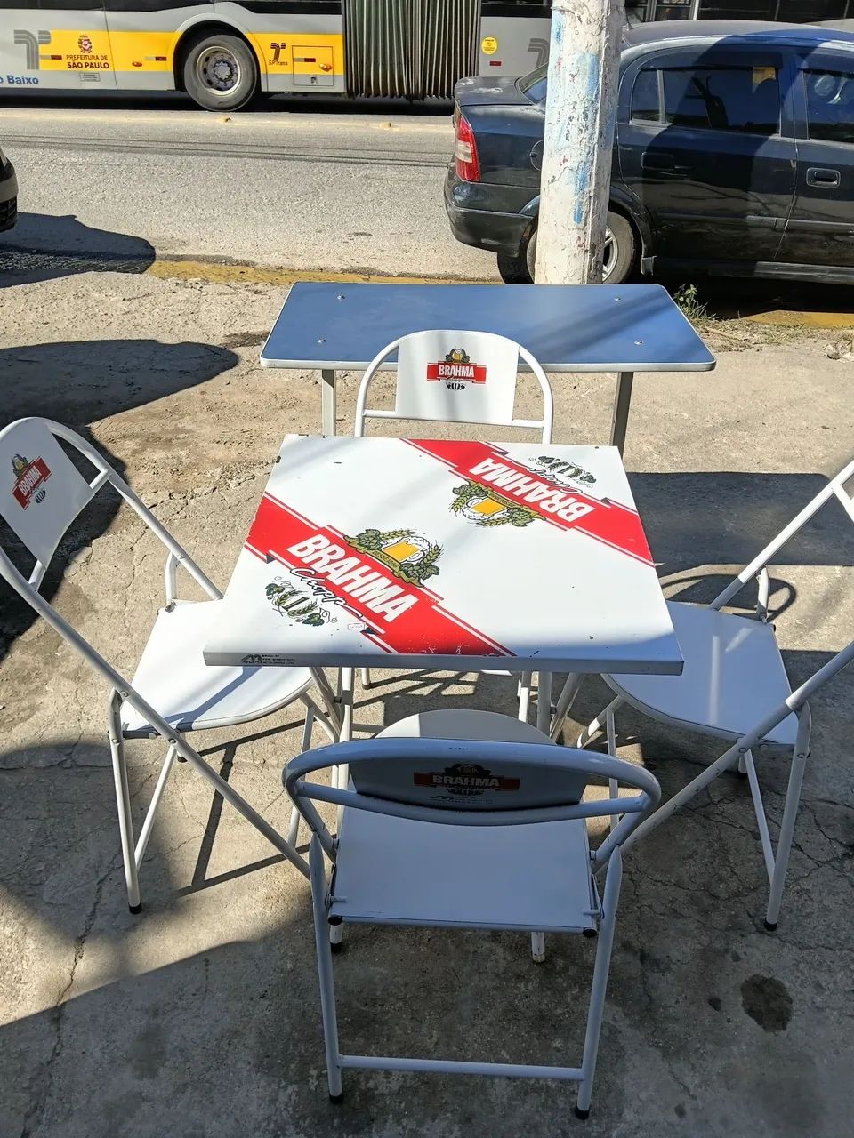 Mesa de aço dobrável  - Foto 2