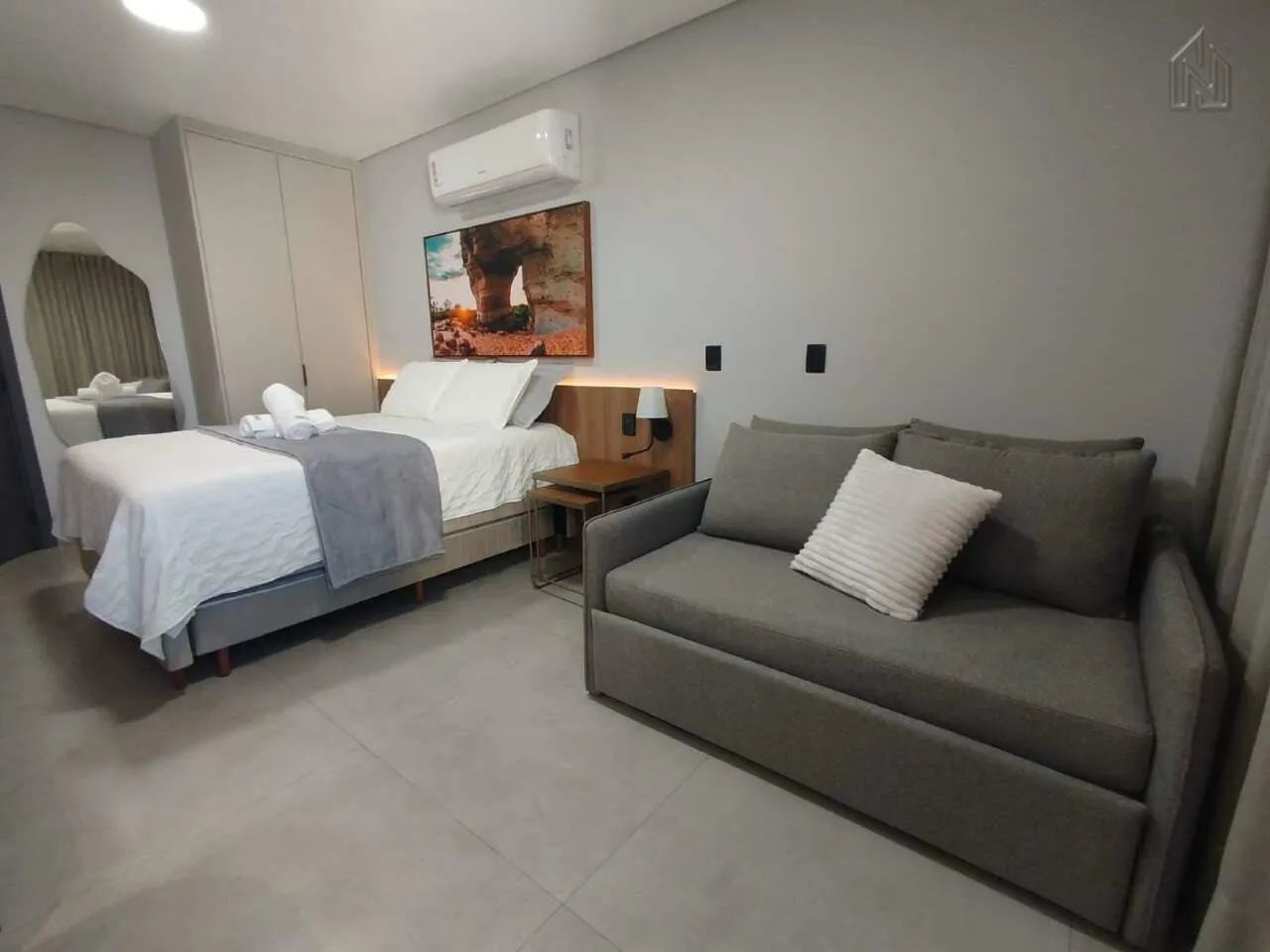 Flat Mobiliado - You By Fama - Orla 14 - Foto 5