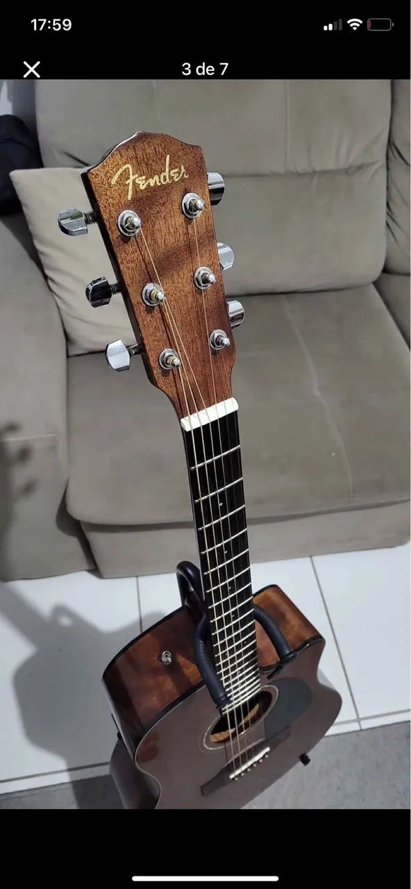 Violão Fender CD-60CE Folk - Foto 3