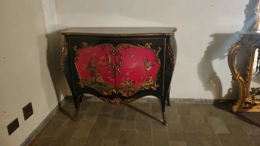 CÔMODA BOMBÊ ESTILO ROCOCÓ - MÓVEIS TEPERMAN