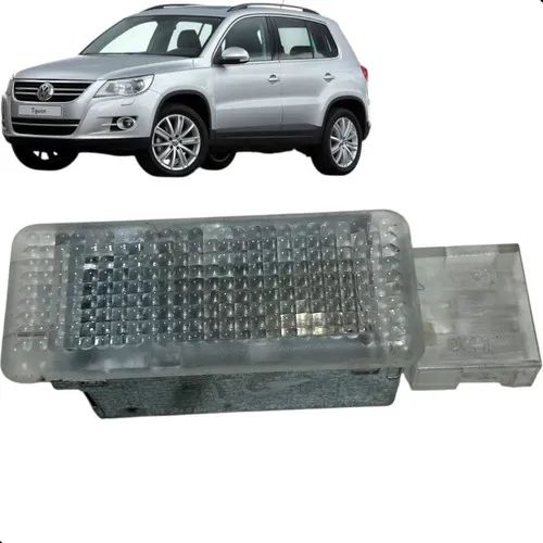  Luminária Cortesia Porta Luvas Volkswagen Tiguan 2010 2014 Preto - Foto 6