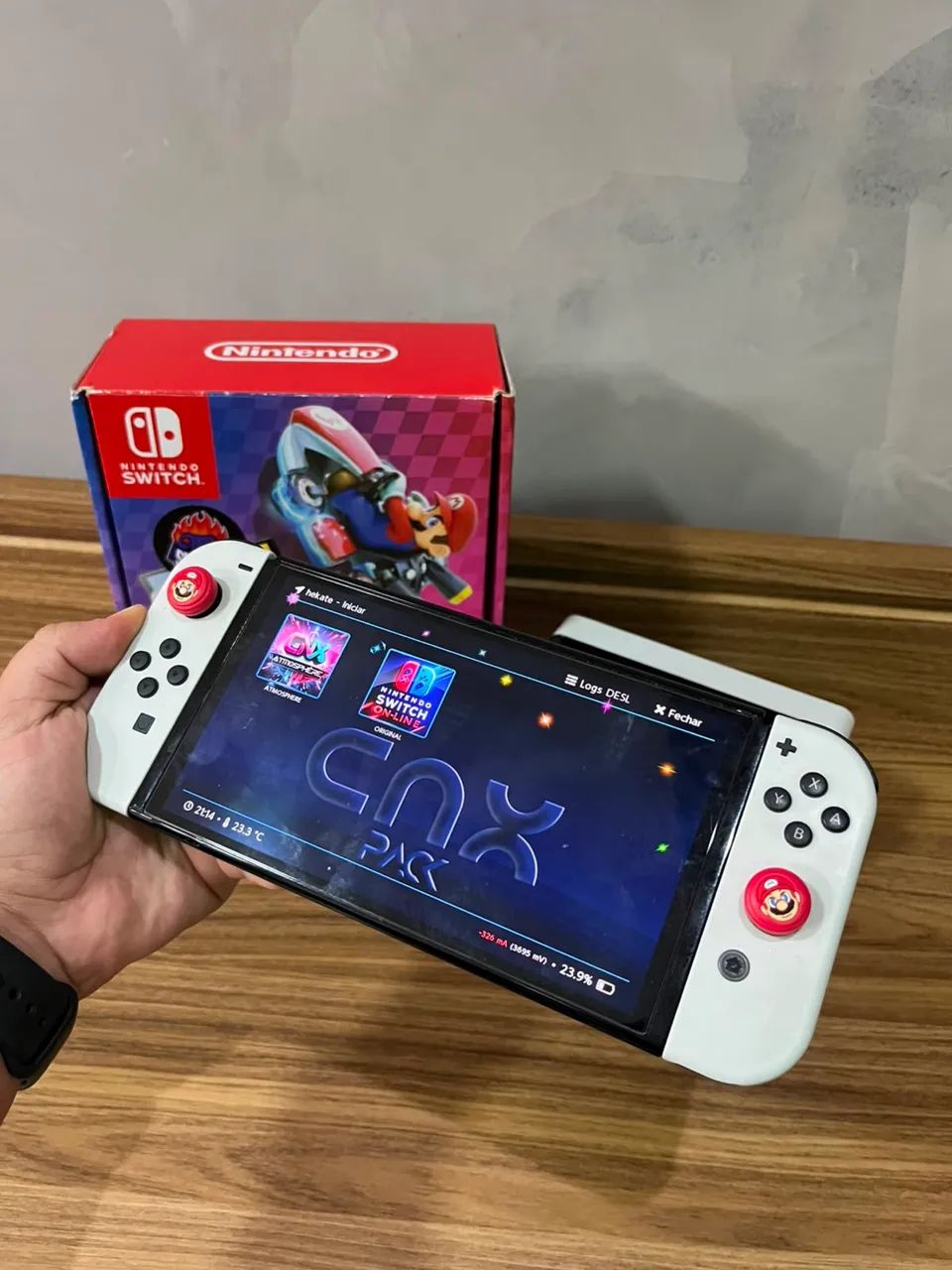 Nintendo Switch Oled desbloqueado com garantia é ótimo preço / avance  - Foto 3