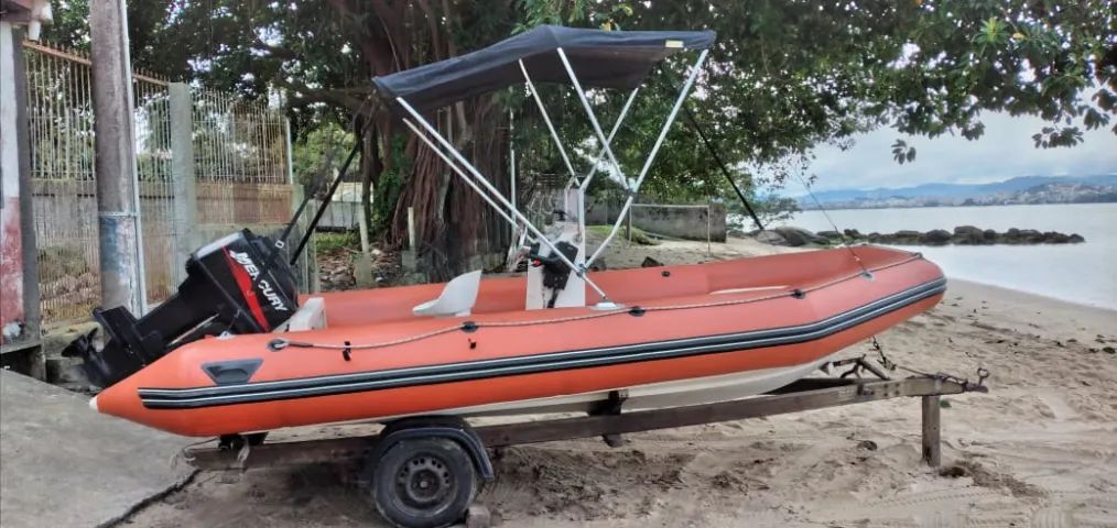 Conjunto barco inflável