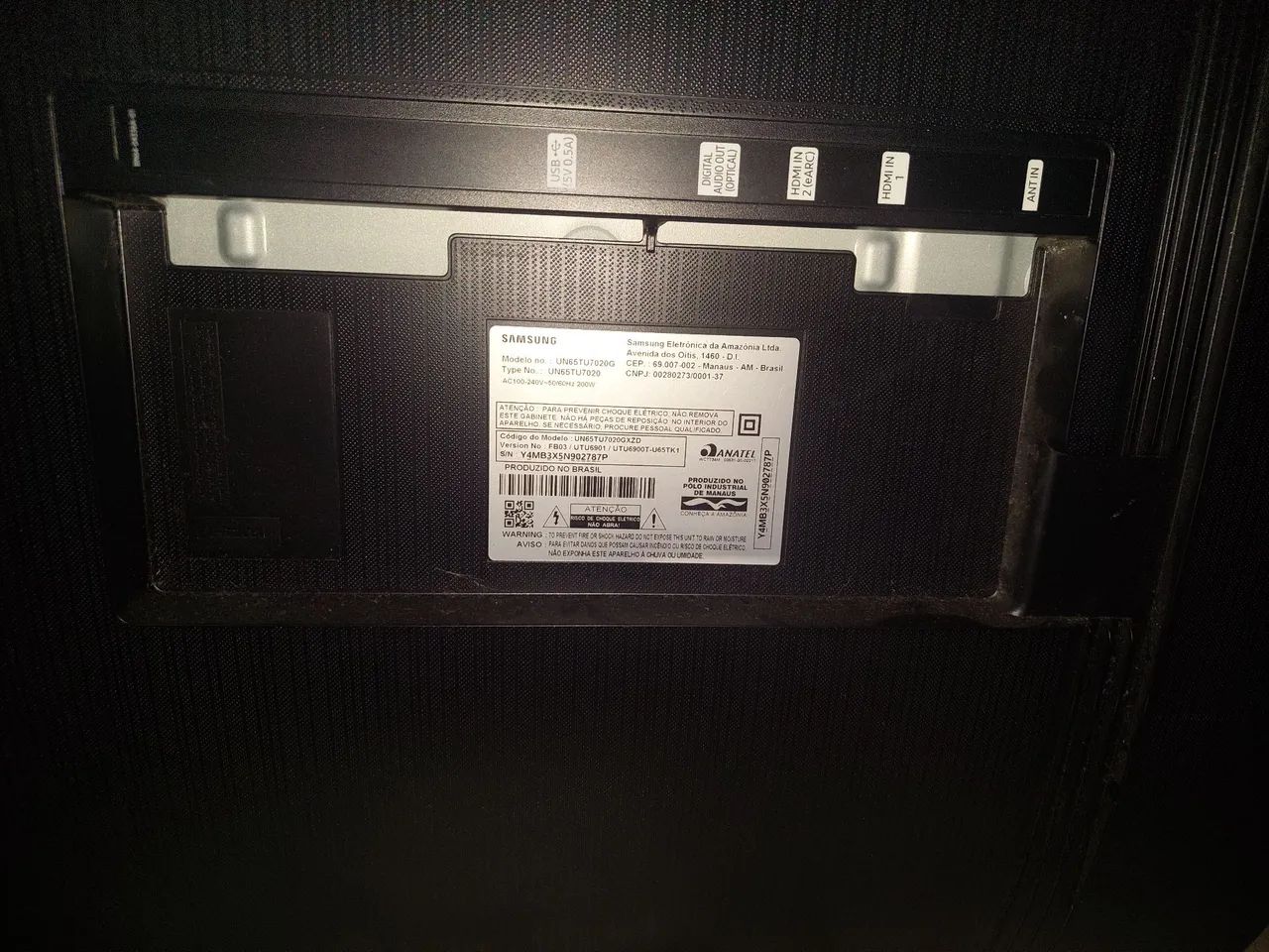 Samsung un65tu7020 COM TELA QUEBRADA - Foto 5