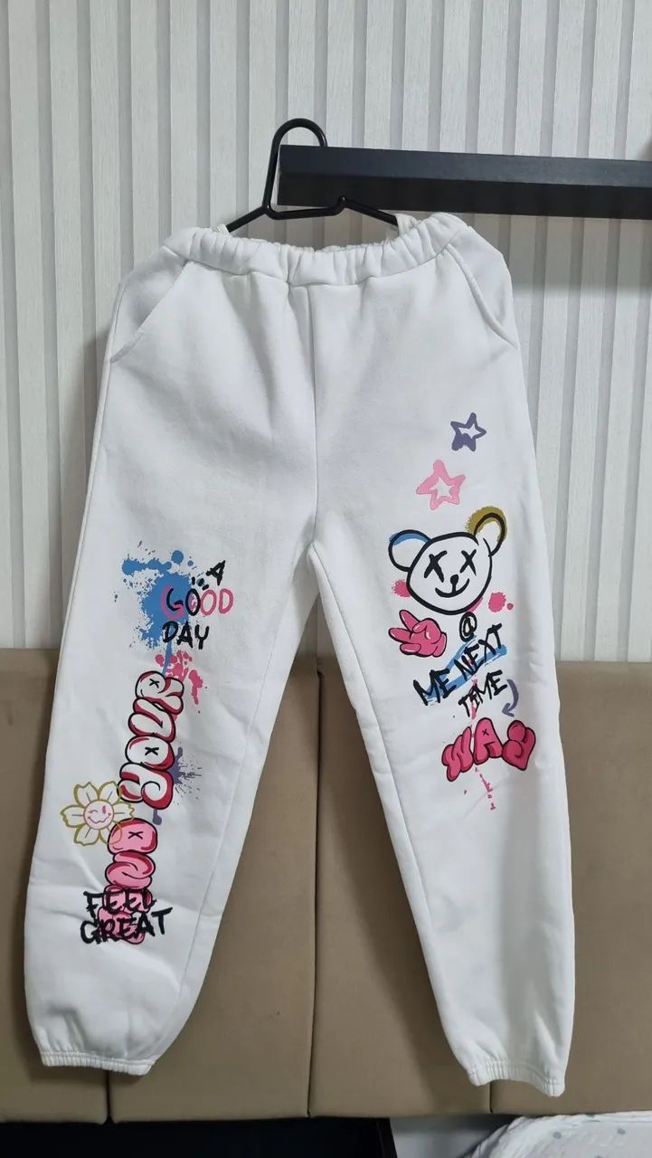 Trijunto infantil menina branco - Foto 2