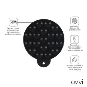 ? SUPORTE DE CELULAR DE SILICONE COM VENTOSA - Foto 3