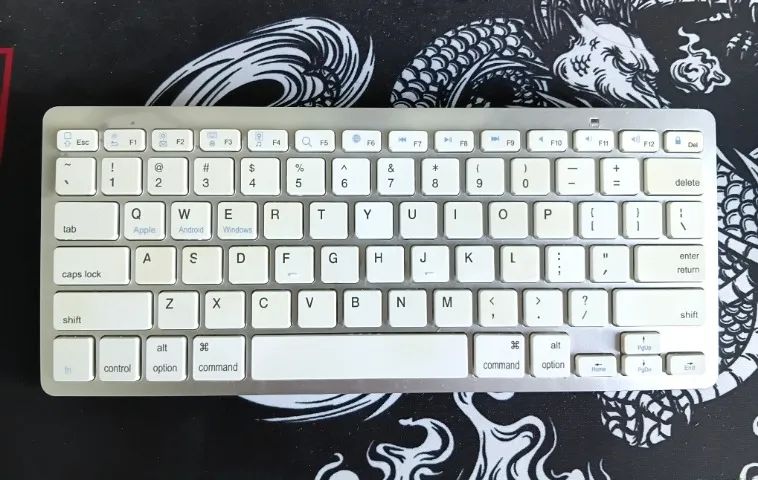 Teclado Sem Fio Bluetooth Slim Compacto
