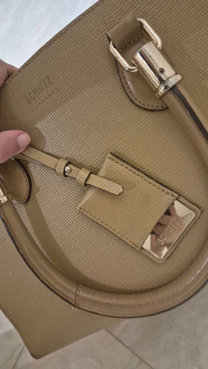 Bolsa Schutz Original Nude/Bege - Foto 2