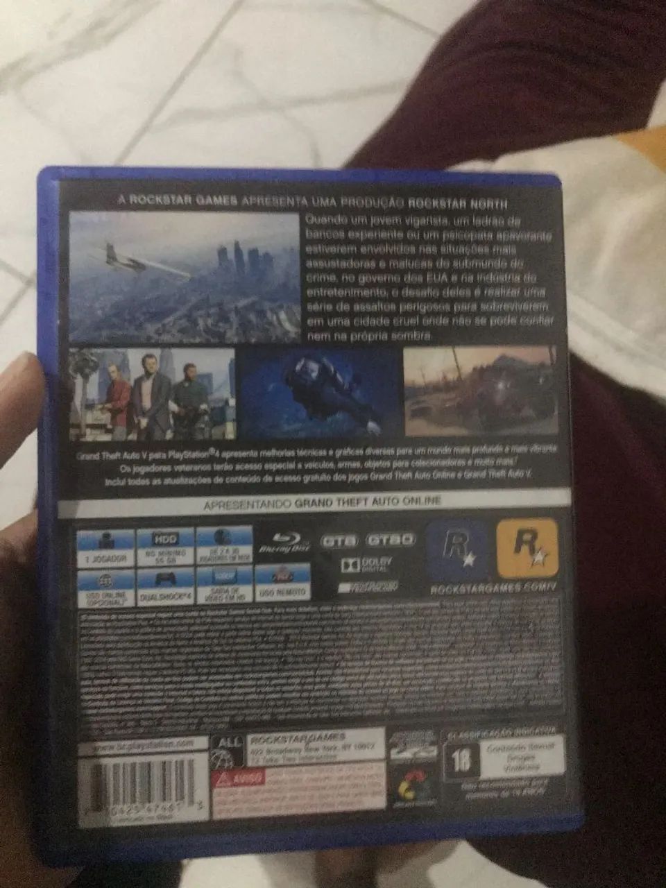 Jogo de psa GTA 5 