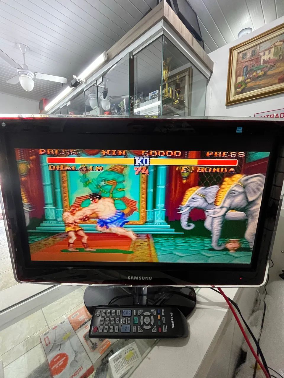 tv samsung p2270hn 22 polegadas com controle remoto original  - Foto 2