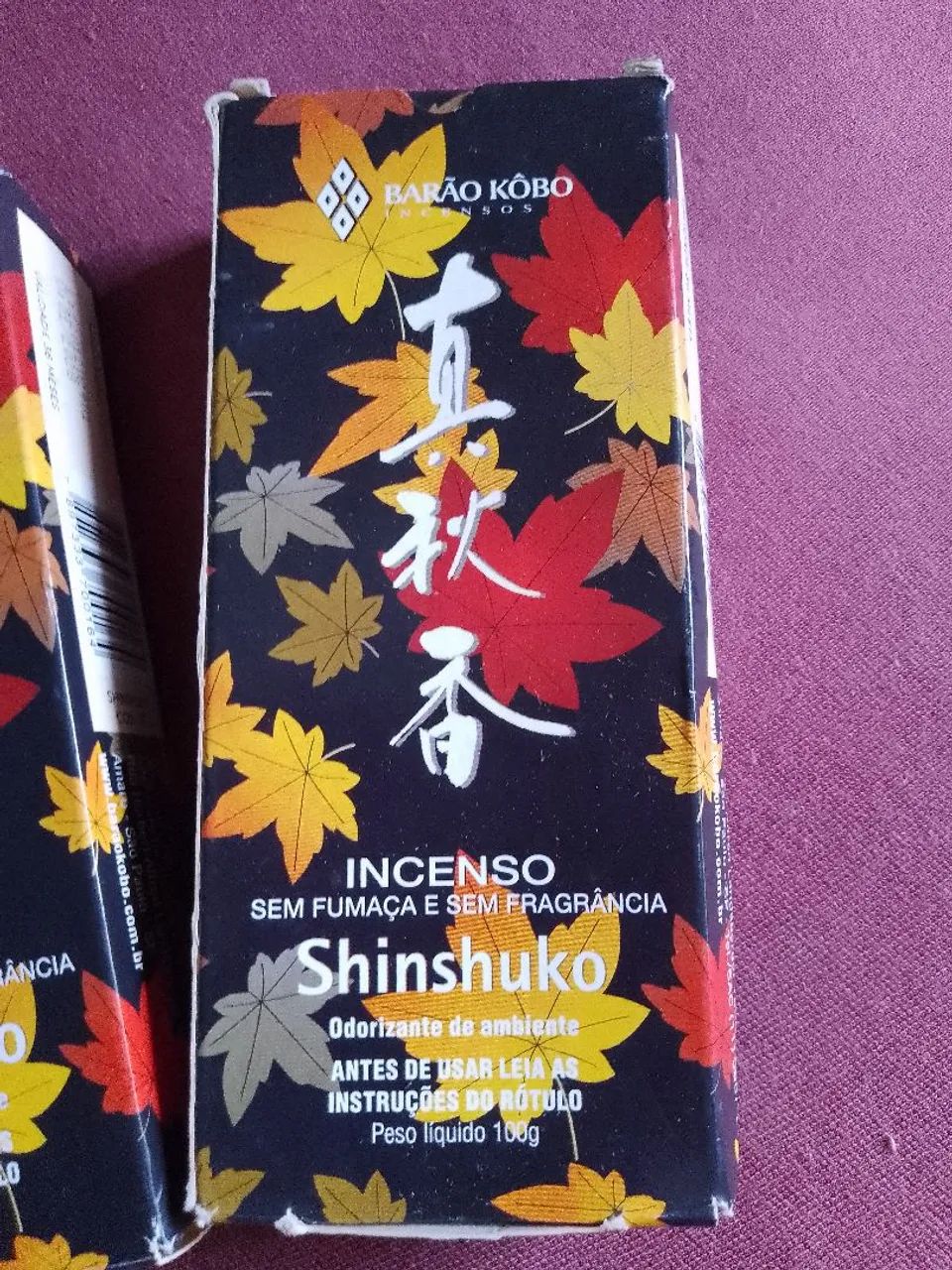 Três caixas de incenso shinshuko 100g - Foto 2
