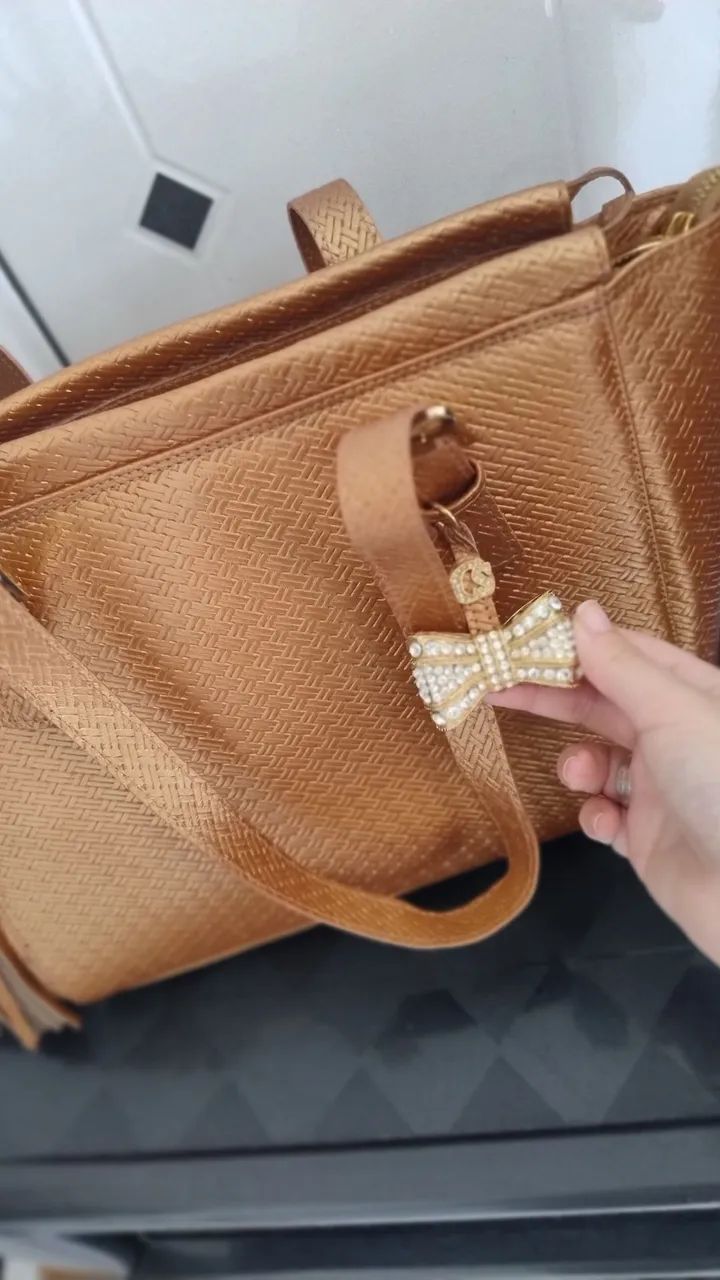 BOLSA ORIGINAL CARMEN STEFFENS NATURAL LEATHER - Bolsas, malas e