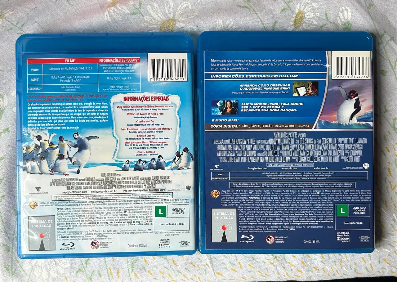 Blu- rays Happy Feet O pinguim - Foto 4