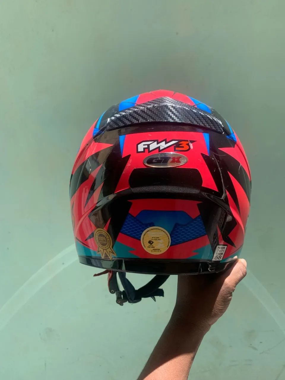 Capacete fw3 fox - Foto 4