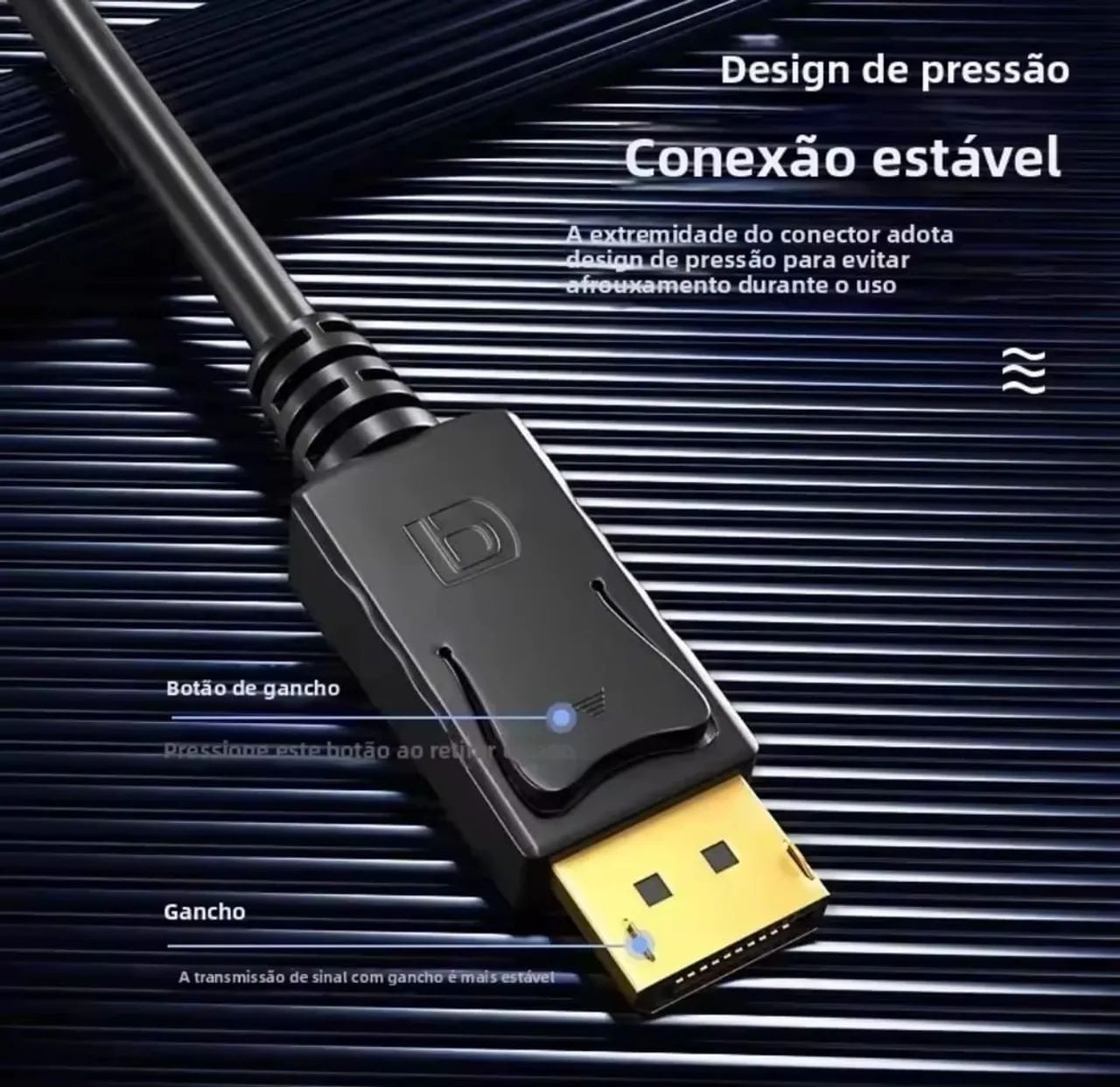 Cabo DP x HDMI 1,8 metros - Foto 3