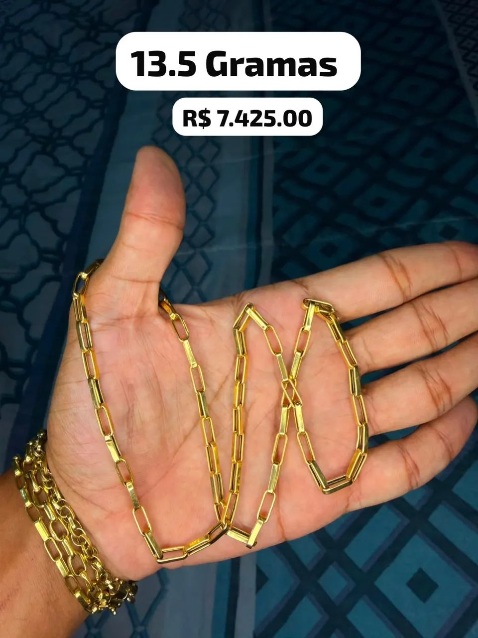 Corrente de ouro 13.5Gramas