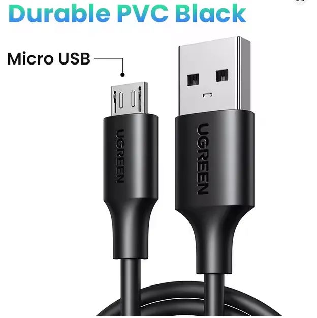 Cabo Carregamento Rápido 2.0A Micro USB 2m Ugreen