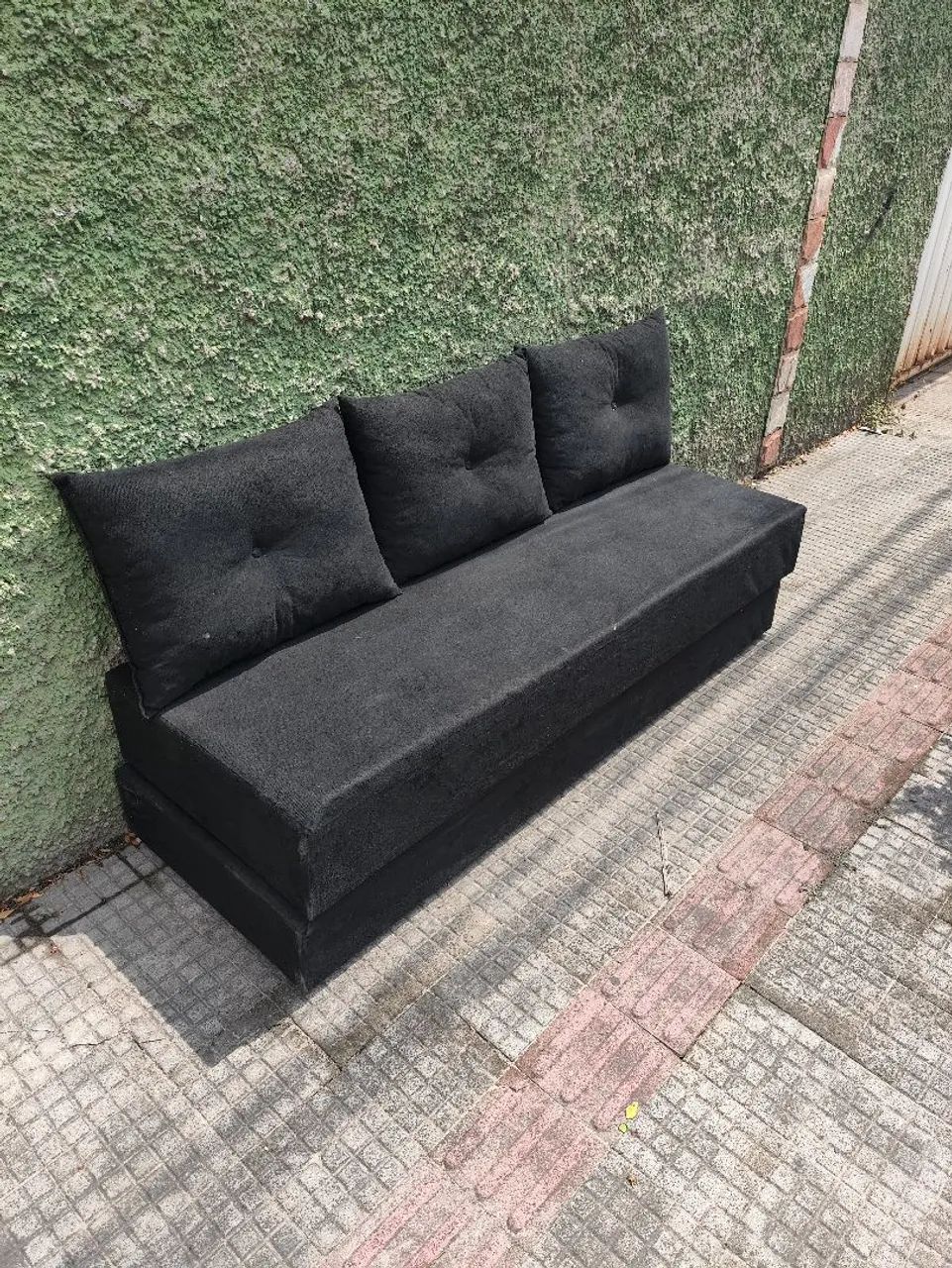 SOFÁ CAMA PRETO  - Foto 2