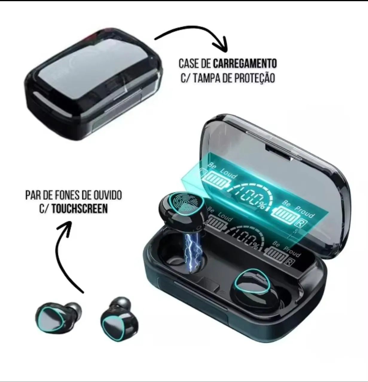 Fone de Ouvido Bluetooth  - Foto 3