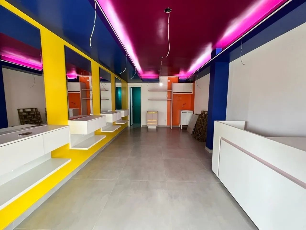 balcão de recepção