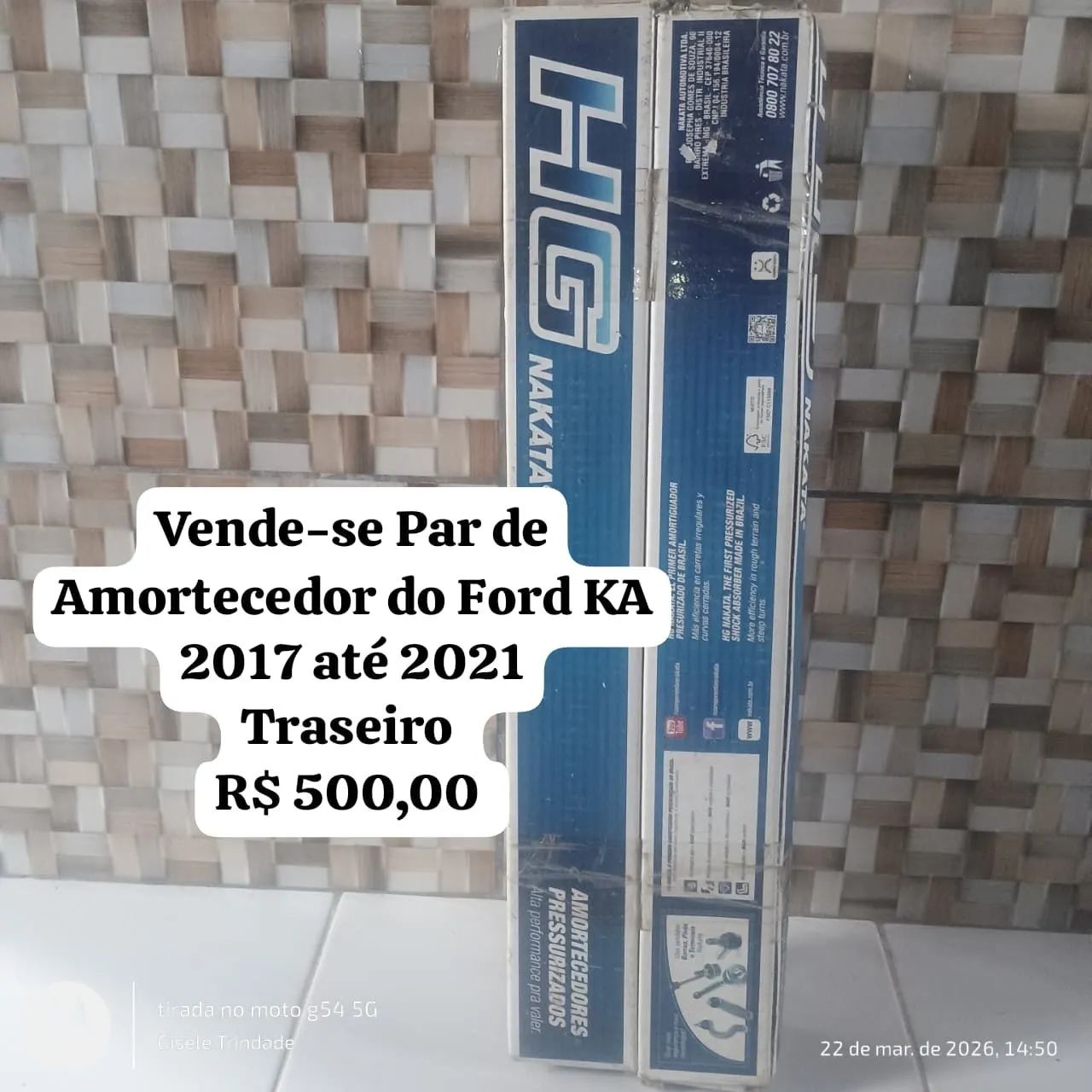Amortecedor do carro Ford KA!