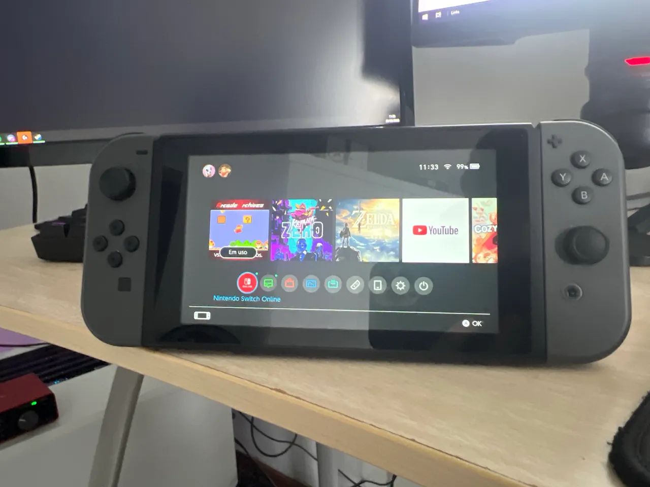 Nintendo Switch V2 - Seminovo - Foto 4