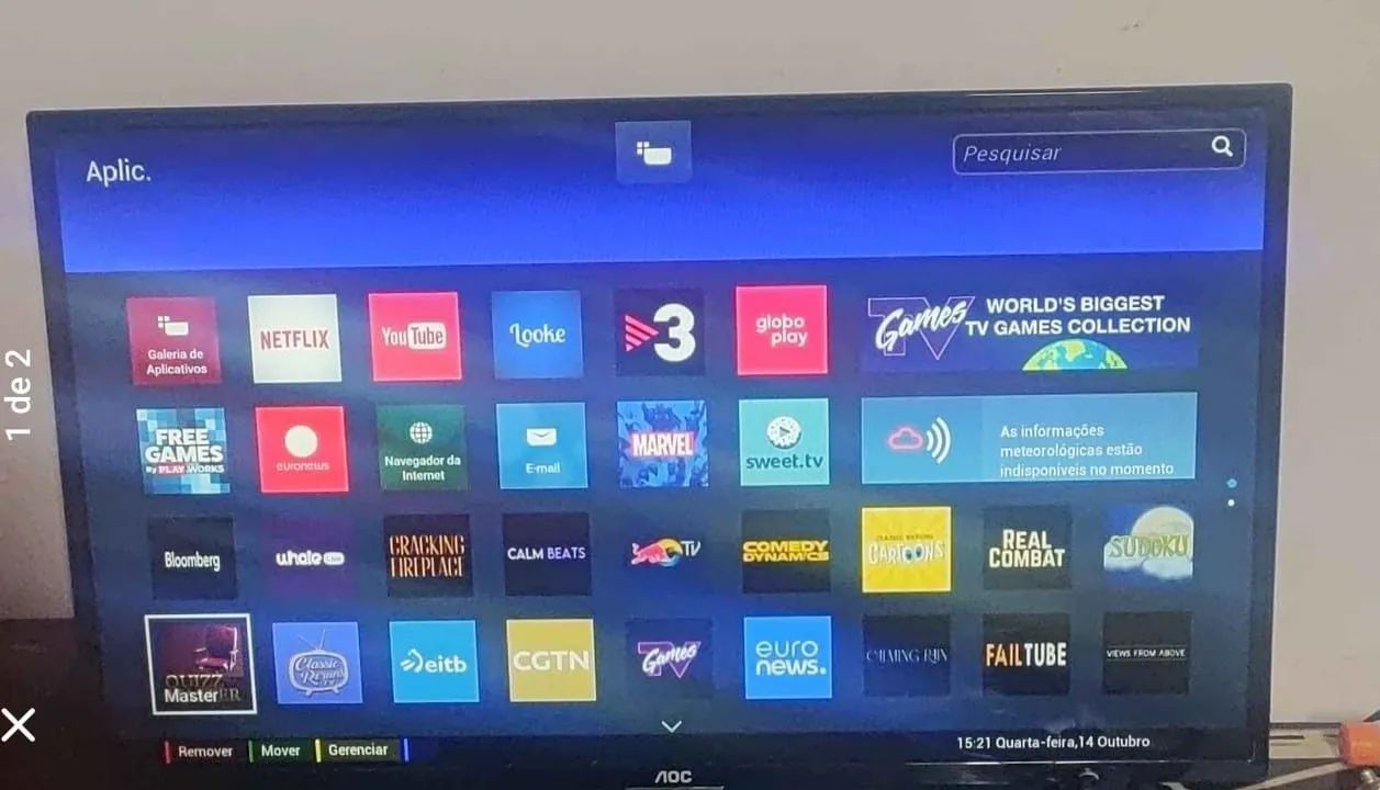tv Smart AOC das nova top  - Foto 2