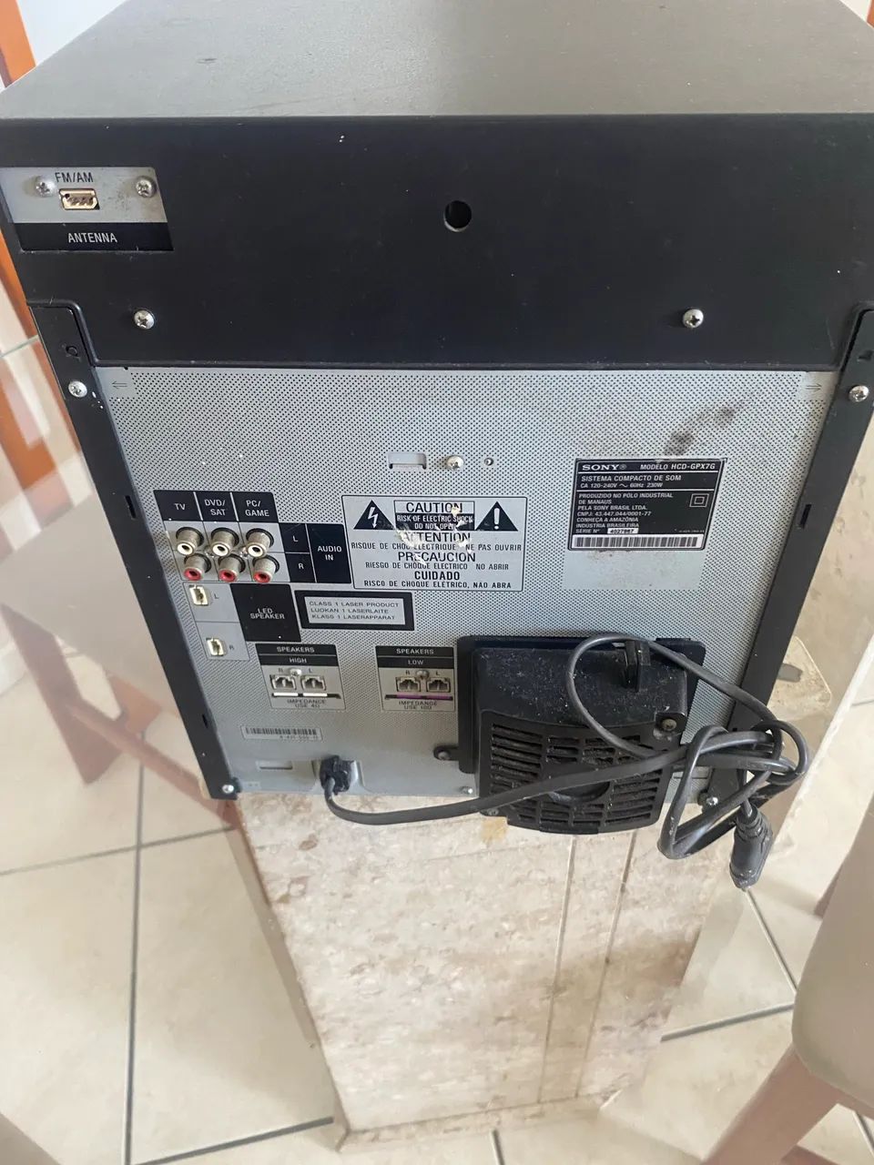 Som System GPX7 ( só aparelho c/  defeito ) - Foto 5