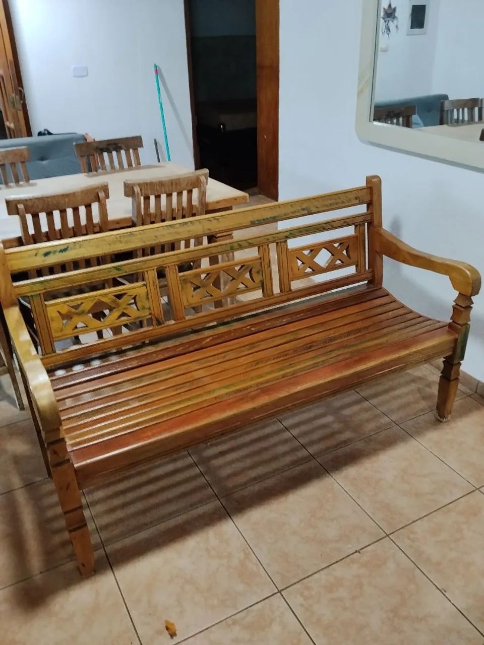 Banco rustico