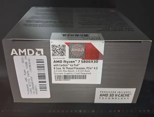 [Novo/LACRADO] Processador Ryzen 7 5800X3D NF Kabum Leiam o anuncio - Foto 3