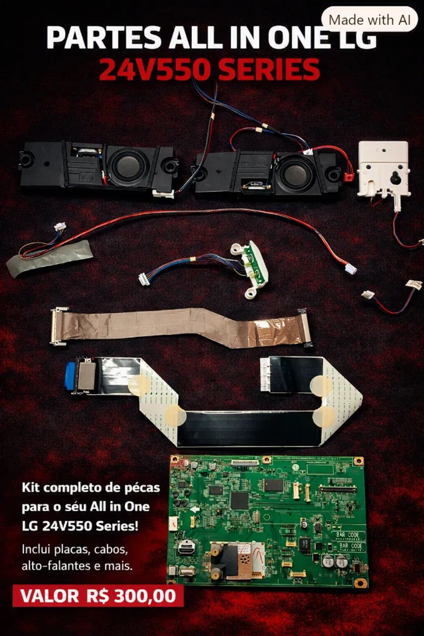 PARTES ALL IN ONE LG 24V550 SERIES