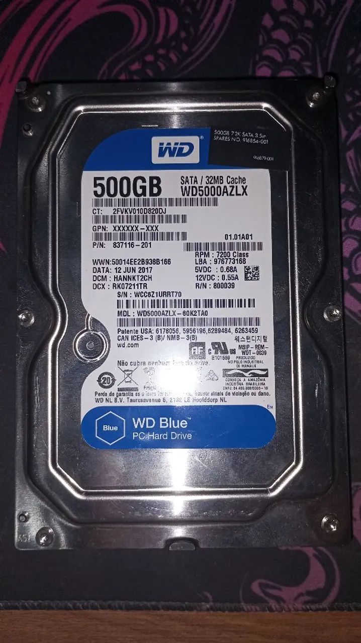 HD 500GB Usado