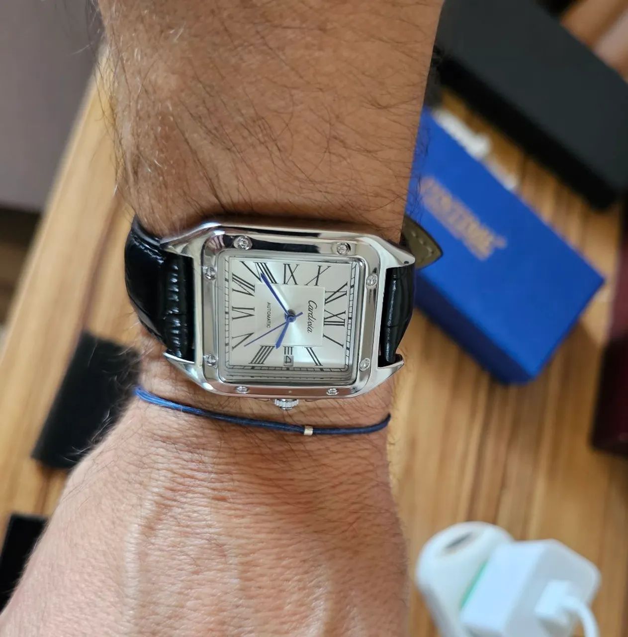 Relogio tipo cartier santos - Foto 3