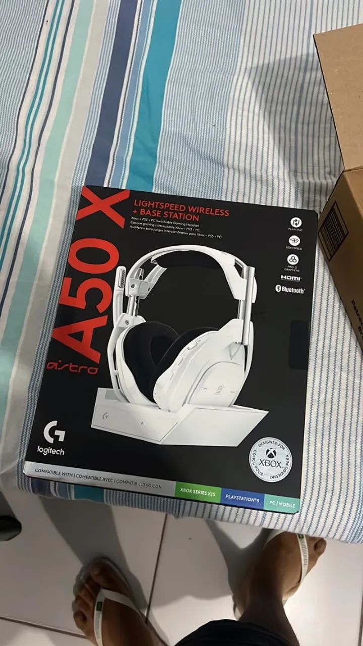 Astro A50X + Base ? - Headset Top de Linha - PC, PS5 e XBOX - Foto 5