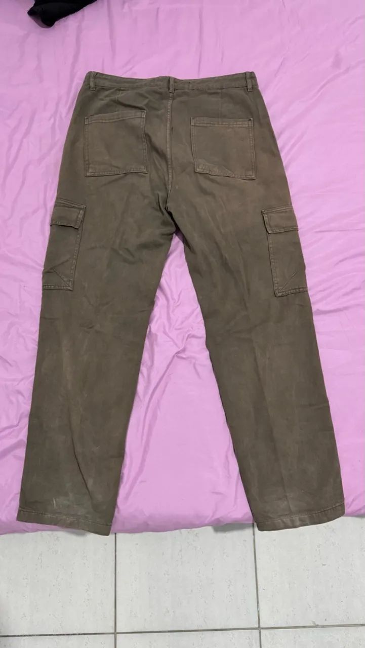 Calça Cargo Marrom - Foto 4