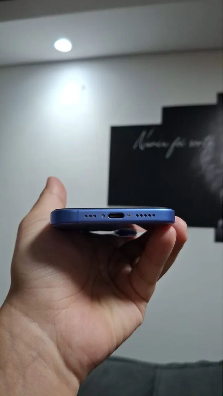 iPhone 16 Azul - 128 GB (NOVO) - Foto 4