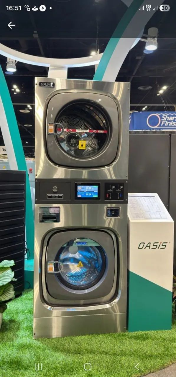 Maquina conjugada lavadora e secadora Oásis 