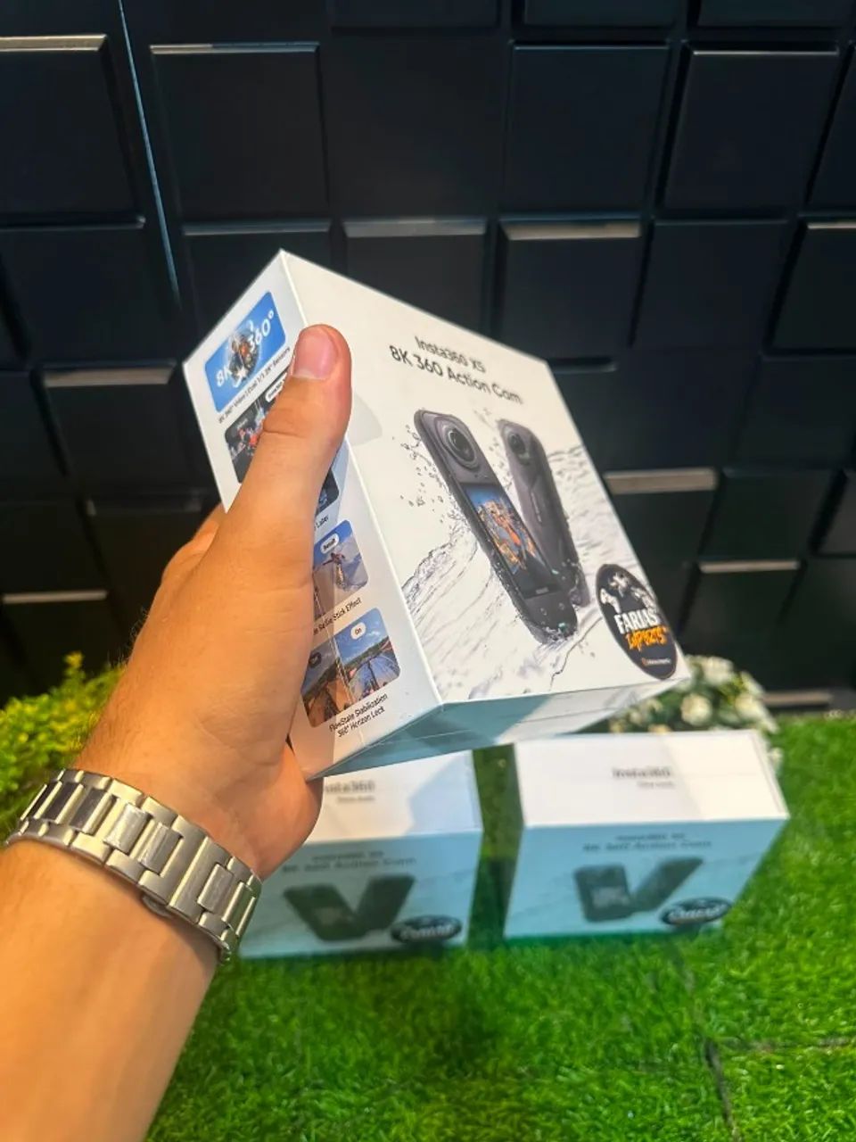 Câmera de Ação Insta 360 x5 Lacrada  - Foto 2
