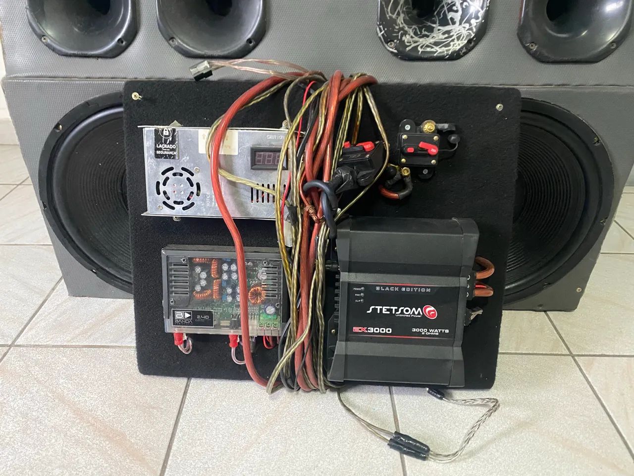 Caixa de Som Automotivo Completa - Buster - Foto 2