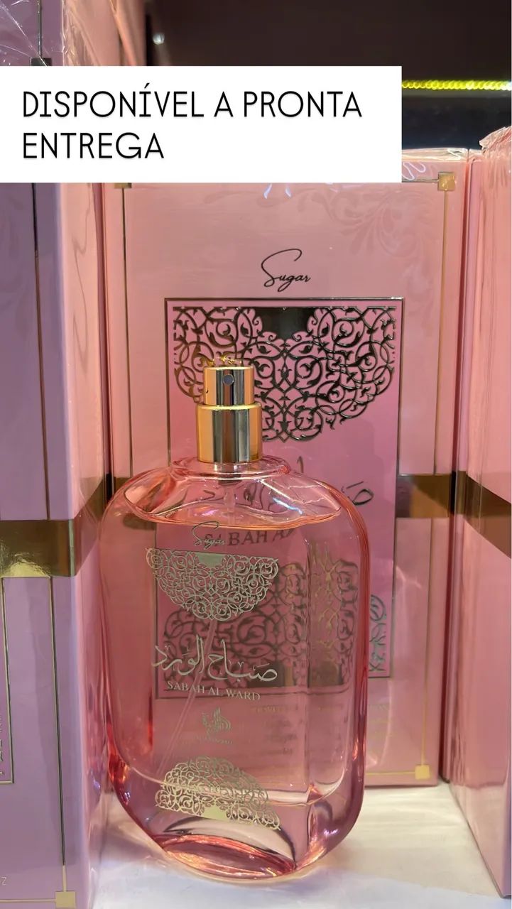 Perfume feminino árabe SABAH AL WARD SUGAR - LATTAFA 