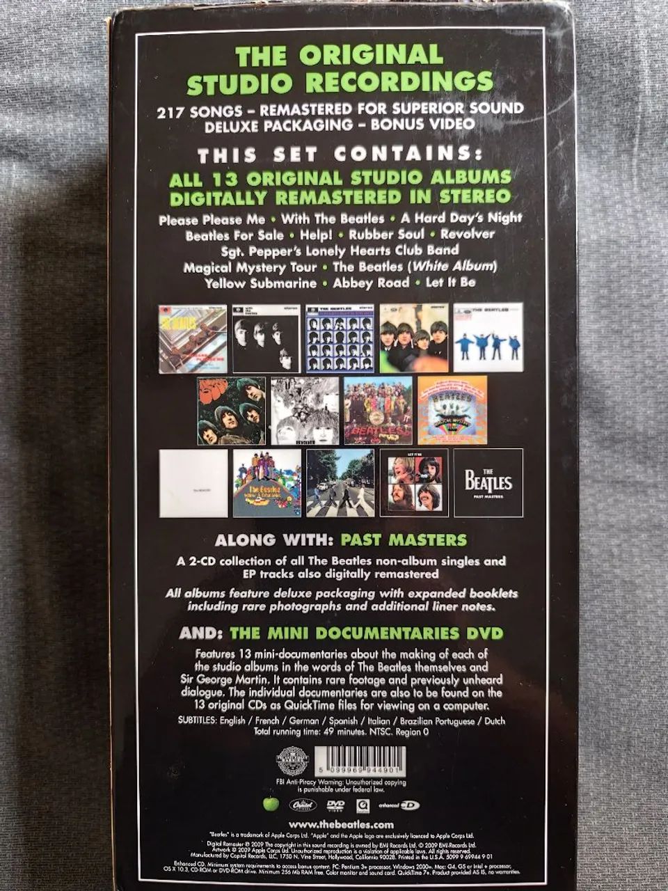 Box Set The Beatles Stereo (Coleção Completa CDs) - Impecável