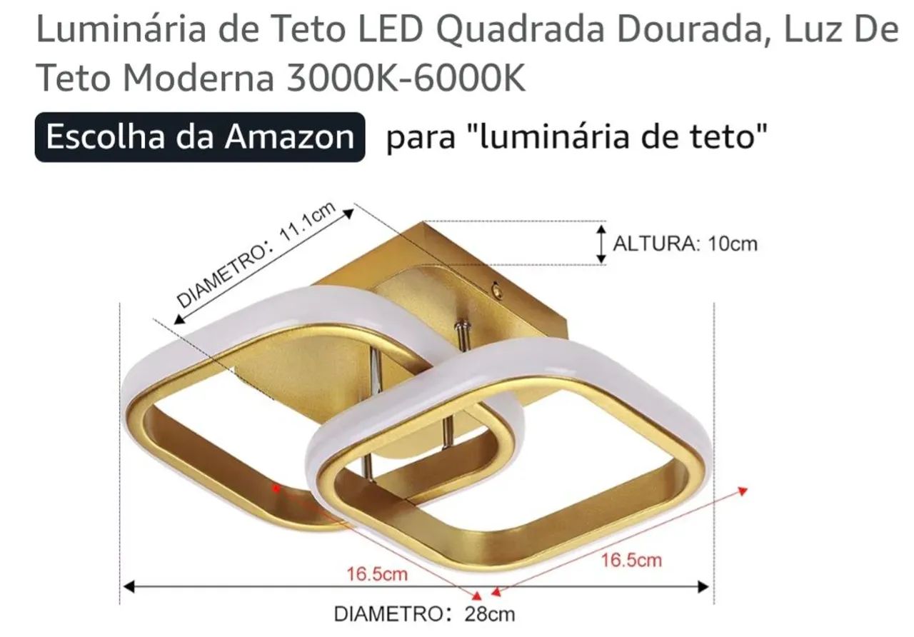 Luminária de Teto Led - Foto 2