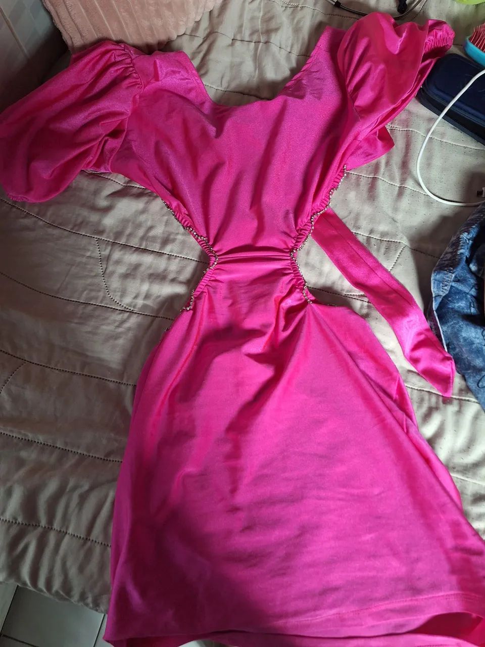 Vestido rosa prada